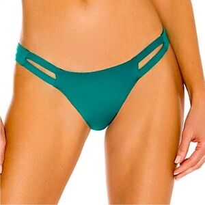Vitamin A Neutra Cheeky Cut Hipster Bikini Bottom Size L.